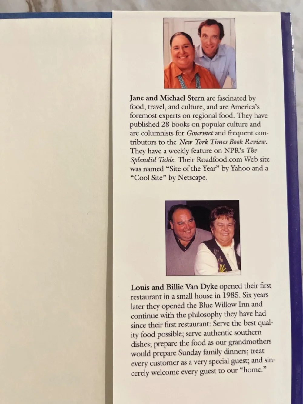 The Blue Willow Inn Cookbook